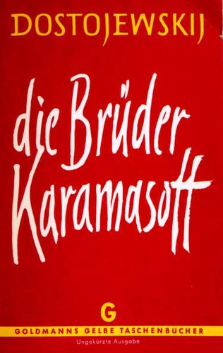 Фёдор Михайлович Достоевский: Die Brüder Karamasoff (German language, Wilhelm Goldmann Verlag)